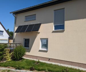 Balkonsolaranlage für das Eigenheim